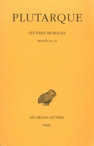 Image de Œuvres morales. Tome V, 1re partie : Traités 20-22