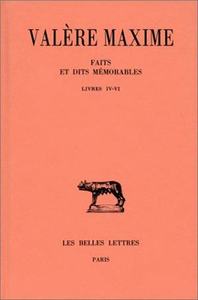 Image de Faits et dits mémorables. Tome II : Livres IV-VI