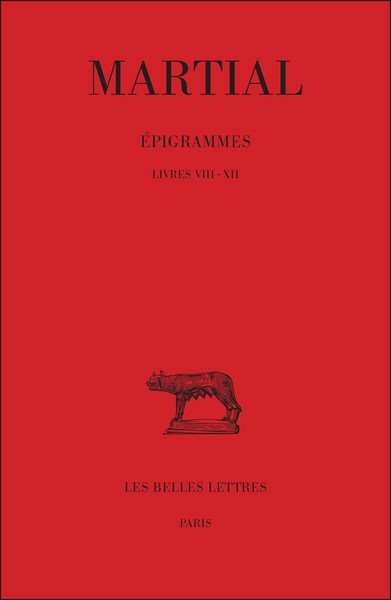 Image de Épigrammes. Tome II, 1re partie : Livres VIII-XII