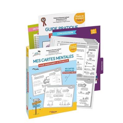 Picture of Mes cartes mentales pour enseigner le français - Cycle 3 : CM1, CM2