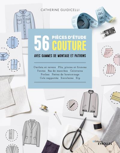 Image de 56 pièces d'étude couture avec gammes de montage et patrons