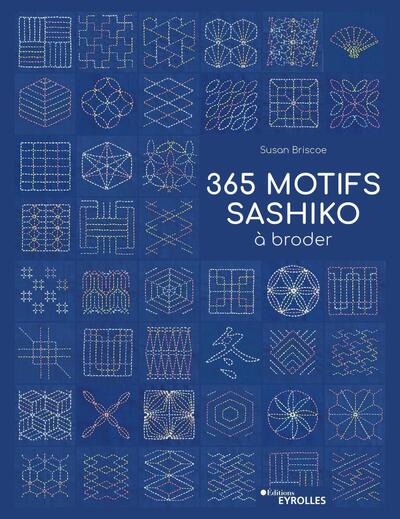 Image de 365 motifs sashiko à broder