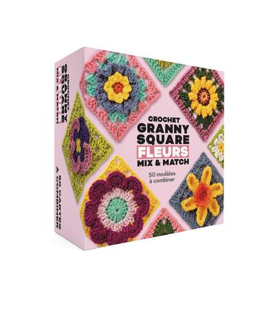 Picture of Crochet granny square fleurs mixetmatch