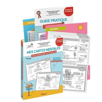 Picture of Mes cartes mentales pour enseigner le français - Cycle 2 : CP, CE1, CE2