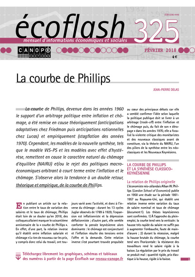 Image de ECOFLASH, N 325,  FEVRIER 2018