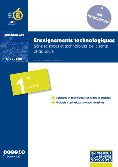 Image de Enseignements technologiques - série sciences et technologies de la santé et du social