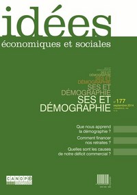 Image de IDEES 177 : SES ET DEMOGRAPHIE