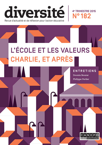Picture of DIVERSITE 182 : L'ECOLE ET LES VALEURS. CHARLIE ET APRES ?