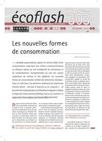 Image de ECOFLASH 303 : LES NOUVELLES FORMES DE CONSOMMATION