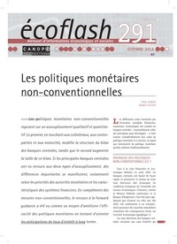 Image de ECOFLASH 291 : LES POLITIQUES MONETAIRES NON-CONVENTIONNELLES