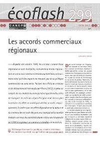 Image de ECOFLASH 299 : LES ACCORDS COMMERCIAUX REGIONAUX
