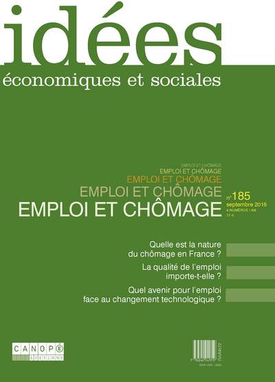 Image de IDEES 185 : EMPLOI ET CHOMAGE