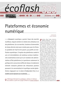Image de ECOFLASH, N 323 - PLATEFORMES ET ECONOMIE NUMERIQUE