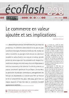 Image de ECOFLASH 298 : LE COMMERCE EN VALEUR AJOUTEE ET SES IMPLICATIONS