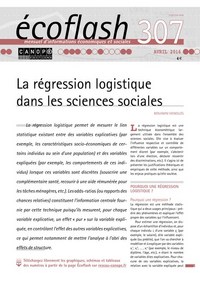 Image de ECOFLASH N 307 AVRIL 2016 LA REGRESSION LOGISTIQUE  DANS LES SCIENCES SOCIALES