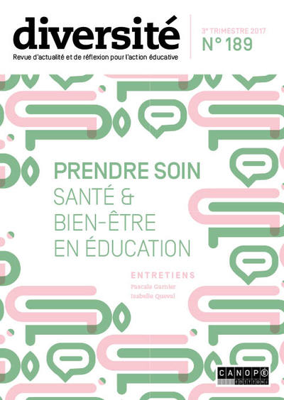 Image de DIVERSITE 189 : PRENDRE SOIN - SANTE & BIEN-ETRE EN EDUCATION