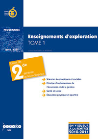 Image de Enseignements d'exploration - classe de seconde générale et technologique