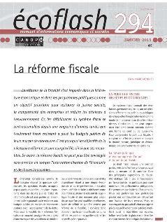 Image de ECOFLASH 294 : LA REFORME FISCALE