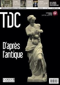 Image de TDC 1087 : D'APRES L'ANTIQUE