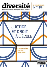 Image de DIVERSITE 188 : JUSTICE ET DROIT A L'ECOLE