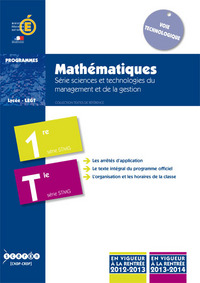 Image de Mathématiques - série sciences et technologies du management et de la gestion