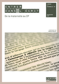 Picture of Entrer dans l'écrit - de la maternelle au CP