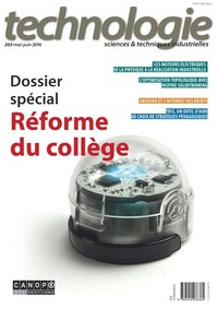 Image de TECHNOLOGIE N 203  MAI 2016 DOSSIER SPECIAL REFORME DU COLLEGE