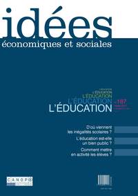 Image de IDEES 187 : L'EDUCATION