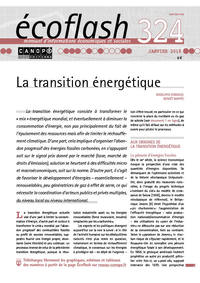 Image de ECOFLASH, N 324 - LA TRANSITION ENERGETIQUE