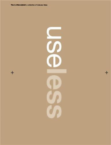 Picture of This is Utterubbish! A Collection of Useless Ideas /anglais