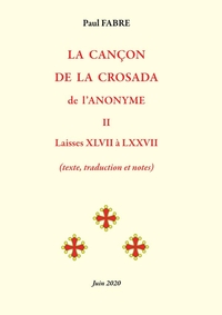 Image de LA CANÇON DE LA CROSADA de l'Anonyme - Tome 2