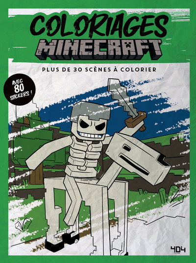 Picture of Coloriages Minecraft - Plus de 30 scènes à colorier, avec 80 stickers !