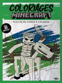 Picture of Coloriages Minecraft - Plus de 30 scènes à colorier, avec 80 stickers !
