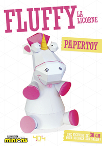 Image de Moi, moche et méchant - Papertoy - Fluffy la licorne