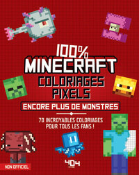 Picture of Coloriages pixels 100% Minecraft - encore plus de créatures !