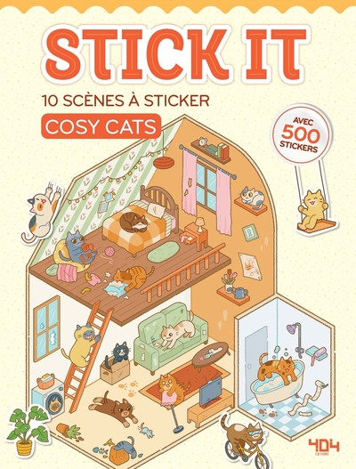Picture of Stick It - 10 scènes cosy cat à créer