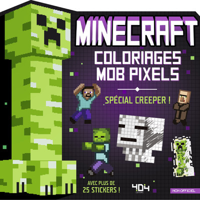 Image de Minecraft - Coloriages Mob pixels - Creeper