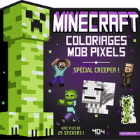 Image de Minecraft - Coloriages Mob pixels - Creeper
