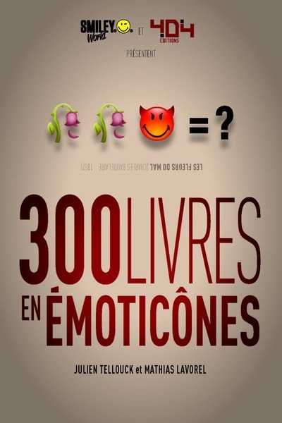 Image de 300 livres en émoticônes