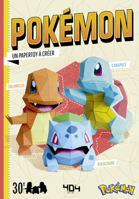 Image de Papertoy Pokémon Starters : Bulbizarre, Carapuce et Salamèche