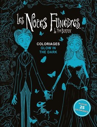 Picture of Coloriages fluorescents Les Noces Funèbres de Tim Burton