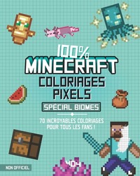 Picture of Coloriages pixel - 100 % Minecraft - spécial biomes
