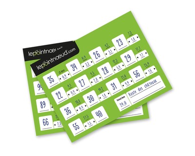 Image de Set de 70 cartes vierges pointnoeud