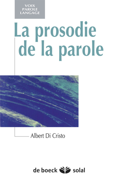 Picture of La prosodie de la parole