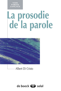 Picture of La prosodie de la parole