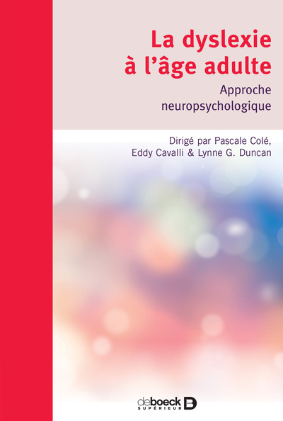 Picture of La dyslexie à l'âge adulte