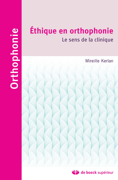 Picture of Éthique en orthophonie
