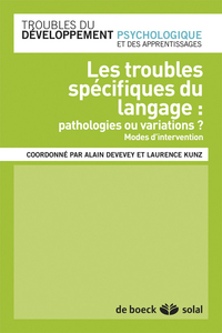Picture of Les troubles spécifiques du langage