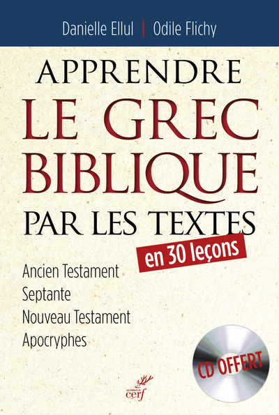 Picture of Apprendre le grec biblique par les textes
