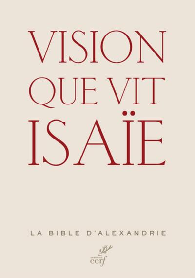 Picture of VISION QUE VIT ISAÏE